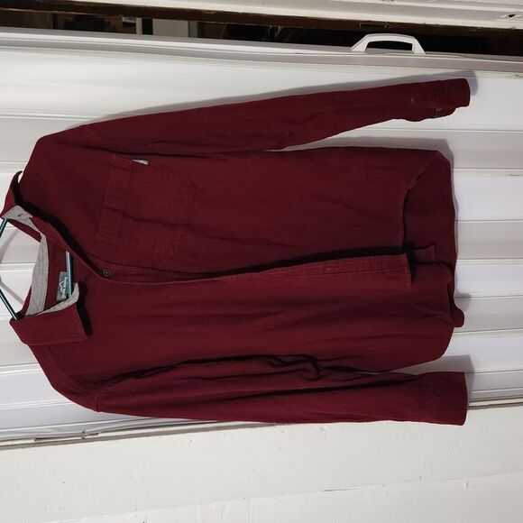 Eddie Bauer Men's Burgundy Shirt - Picture 1 of 5